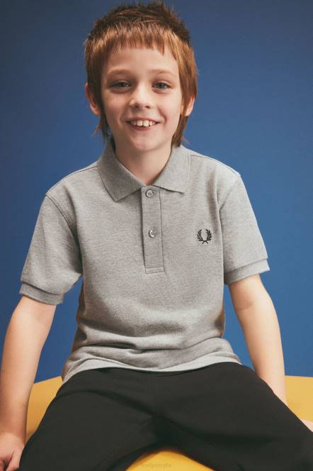 Fred Perry djeca k košulja N42N714 odjeća čelični lapor