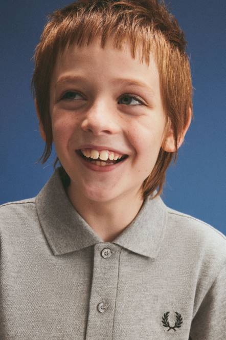 Fred Perry djeca k košulja N42N714 odjeća čelični lapor