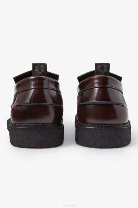 Fred Perry muškarci mokasinka s resicama N42N178 obuća volovska krv