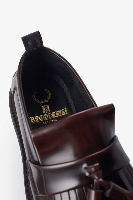 Fred Perry muškarci mokasinka s resicama N42N178 obuća volovska krv