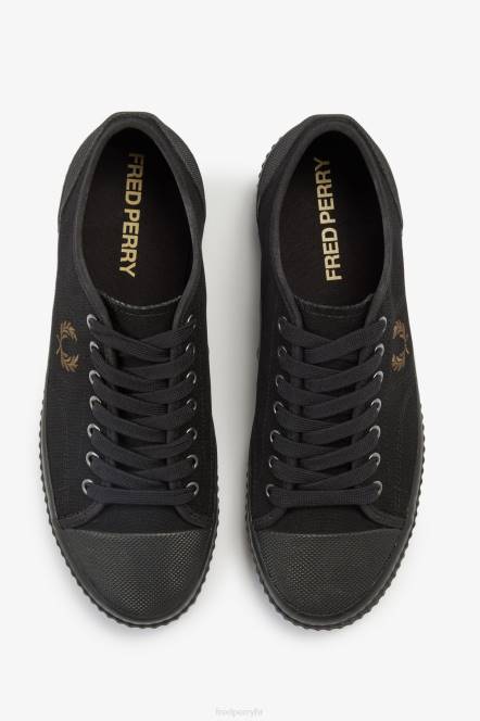 Fred Perry muškarci niski Hughes N42N199 obuća crni/vapnenac