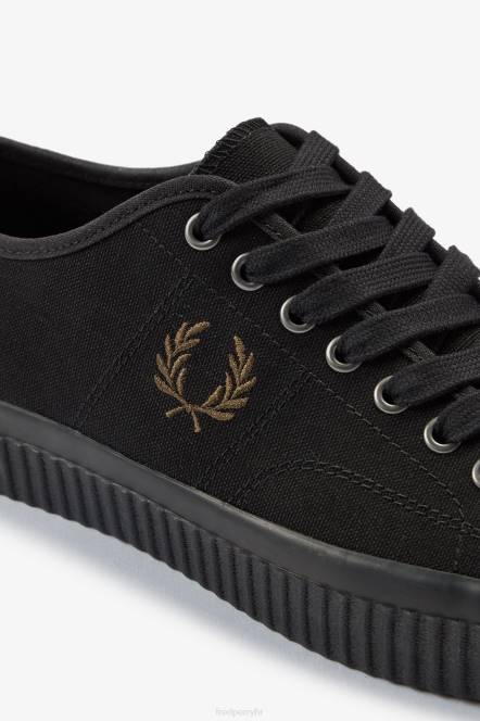 Fred Perry muškarci niski Hughes N42N199 obuća crni/vapnenac