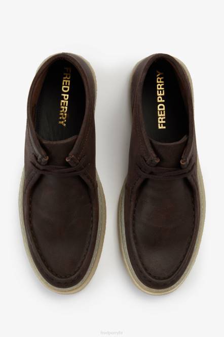 Fred Perry muškarci srednji Dawson N42N175 obuća spaljeni duhan