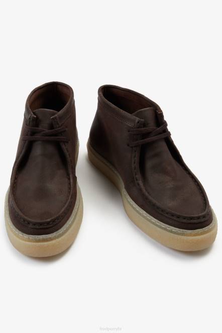 Fred Perry muškarci srednji Dawson N42N175 obuća spaljeni duhan