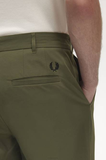 Fred Perry muškarci sužene hlače N42N48 odjeća jednolična zelena