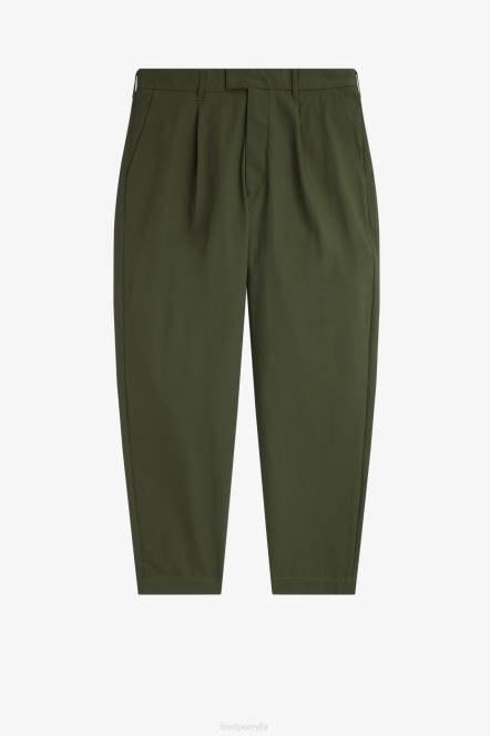 Fred Perry muškarci sužene hlače N42N48 odjeća jednolična zelena