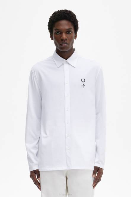 Fred Perry muškarci dres košulja N42N380 odjeća crno