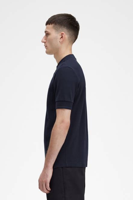 Fred Perry muškarci košulja s kontrastnim obrubom N42N333 odjeća mornarica