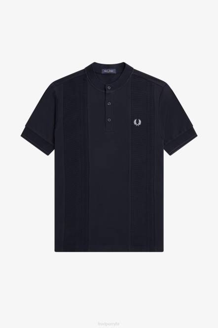 Fred Perry muškarci košulja s kontrastnim obrubom N42N333 odjeća mornarica