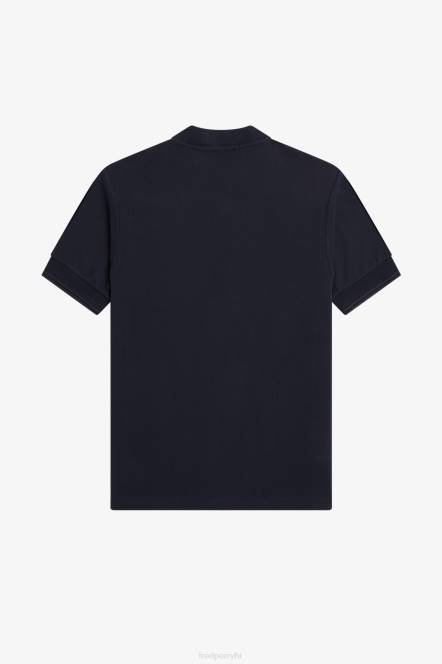 Fred Perry muškarci košulja s kontrastnim obrubom N42N333 odjeća mornarica