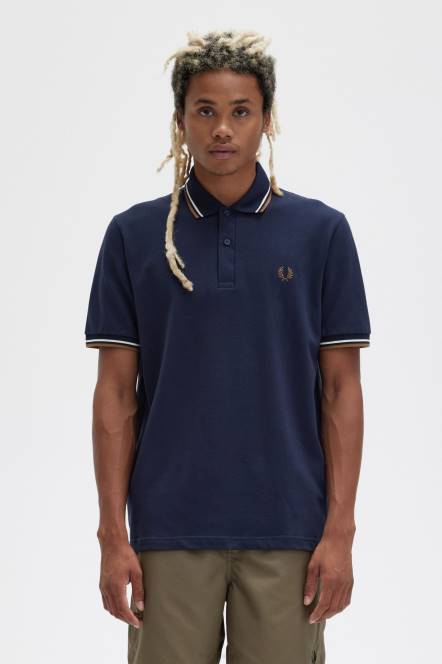 Fred Perry muškarci m12 N42N258 odjeća tamnoplava/ekru/sjenčani kamen