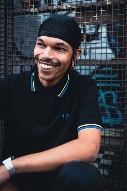 Fred Perry muškarci m12 N42N336 odjeća crna/neon zelena/bristol plava