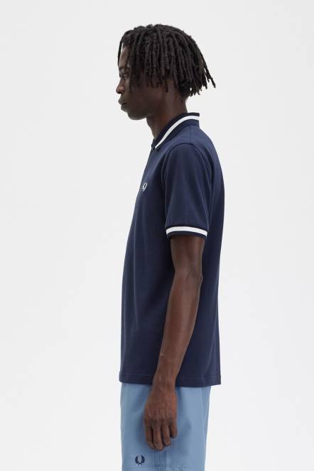 Fred Perry muškarci m2 N42N354 odjeća tamnoplava/snježnobijela