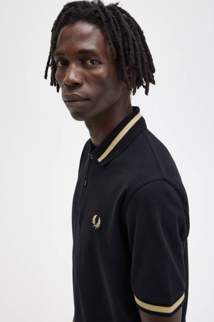 Fred Perry muškarci m2 N42N356 odjeća crna/šampanjac