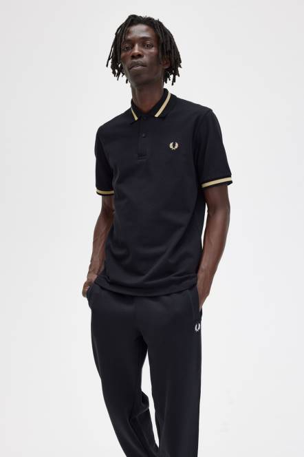 Fred Perry muškarci m2 N42N356 odjeća crna/šampanjac