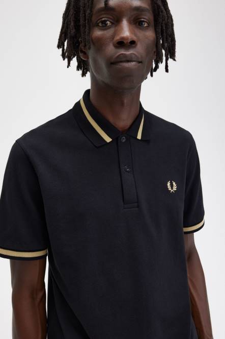 Fred Perry muškarci m2 N42N356 odjeća crna/šampanjac