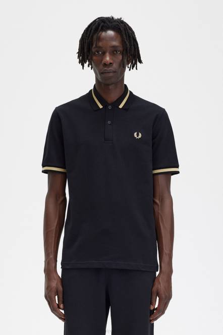 Fred Perry muškarci m2 N42N356 odjeća crna/šampanjac