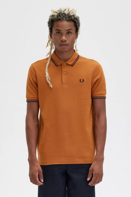 Fred Perry muškarci m3600 1 košulja N42N256 odjeća orašasti plodovi/mornari/crni