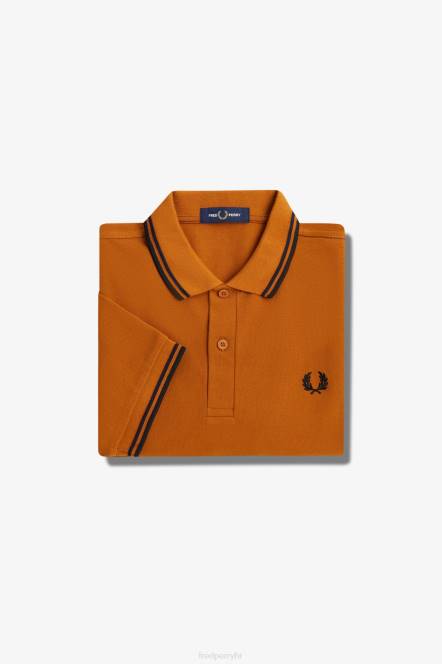 Fred Perry muškarci m3600 1 košulja N42N256 odjeća orašasti plodovi/mornari/crni