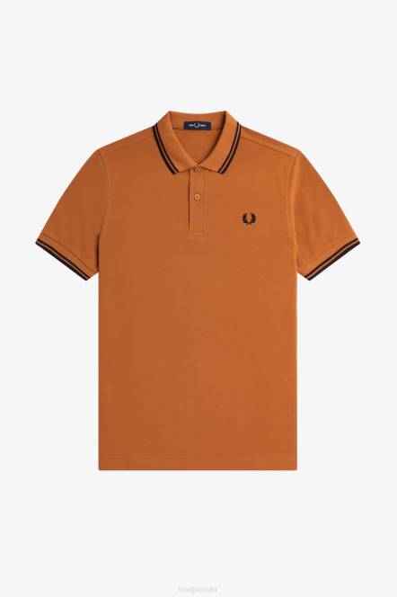 Fred Perry muškarci m3600 1 košulja N42N256 odjeća orašasti plodovi/mornari/crni