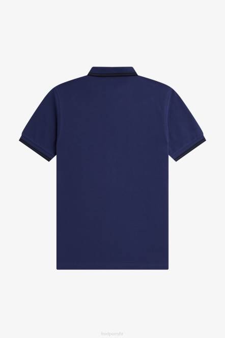 Fred Perry muškarci m3600 1 košulja N42N268 odjeća francuska mornarica/crna