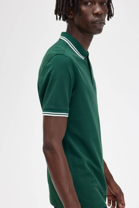 Fred Perry muškarci m3600 2 košulja N42N293 odjeća bršljan zelena/snježno bijela