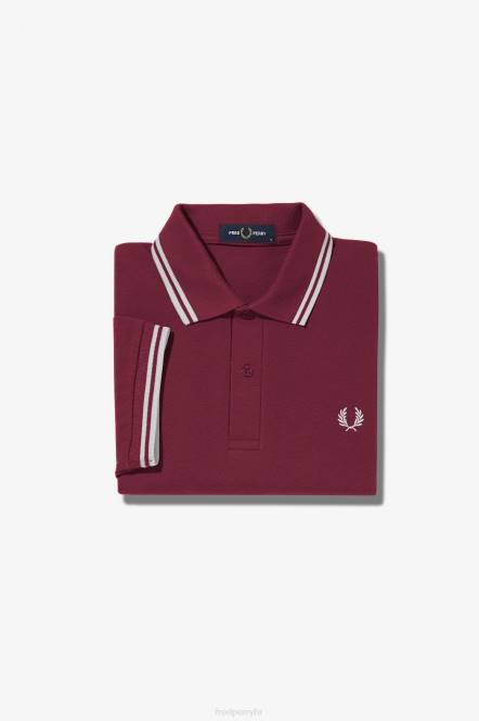 Fred Perry muškarci m3600 2 košulja N42N295 odjeća luka/bijela