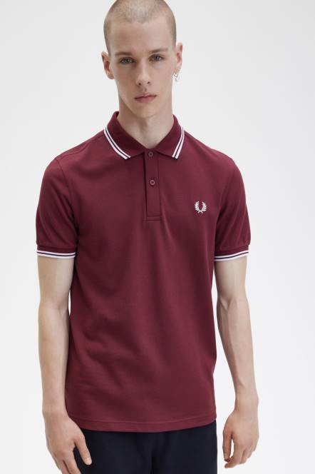 Fred Perry muškarci m3600 2 košulja N42N295 odjeća luka/bijela