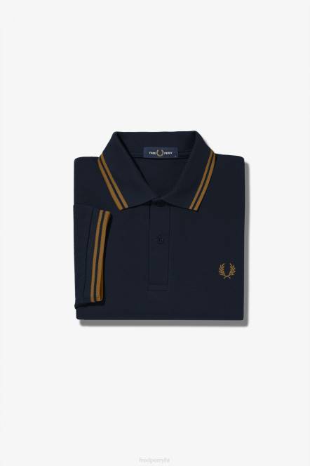 Fred Perry muškarci m3600 3 košulja N42N318 odjeća tamna/tamna karamela