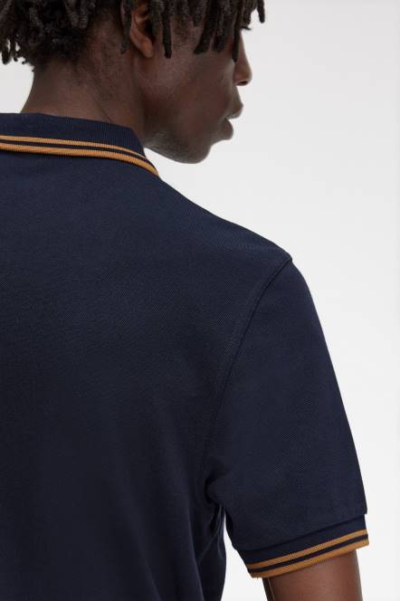 Fred Perry muškarci m3600 3 košulja N42N318 odjeća tamna/tamna karamela