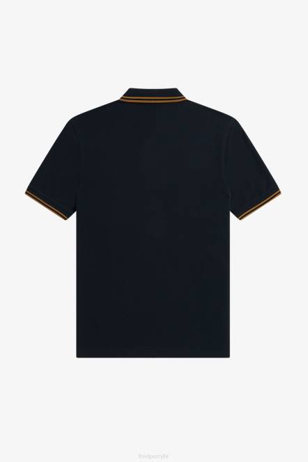 Fred Perry muškarci m3600 3 košulja N42N318 odjeća tamna/tamna karamela