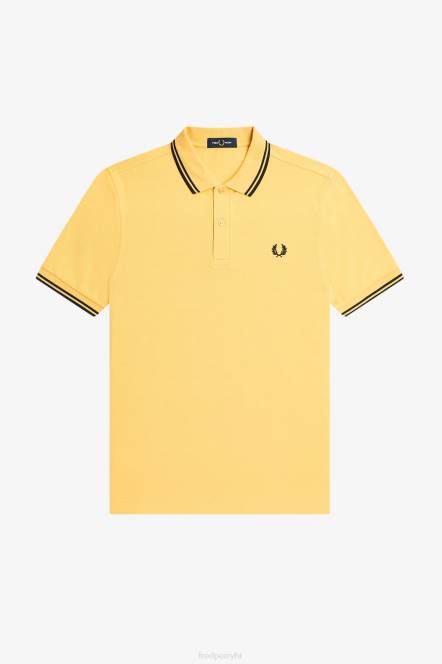 Fred Perry muškarci m3600 3 košulja N42N341 odjeća zlatni sat/mornarica