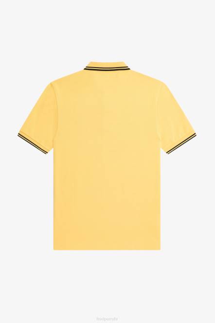 Fred Perry muškarci m3600 3 košulja N42N341 odjeća zlatni sat/mornarica
