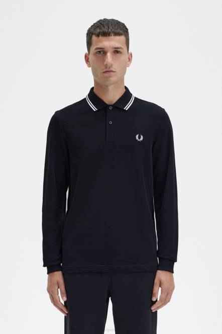 Fred Perry muškarci m3636 N42N287 odjeća crno bijeli