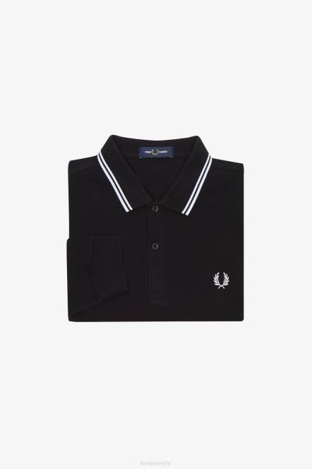Fred Perry muškarci m3636 N42N287 odjeća crno bijeli