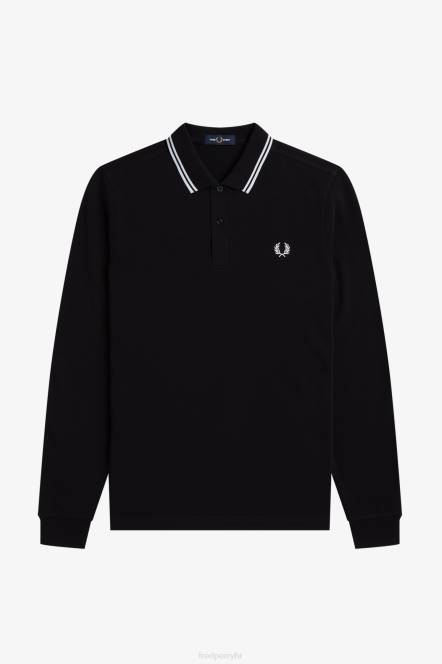 Fred Perry muškarci m3636 N42N287 odjeća crno bijeli