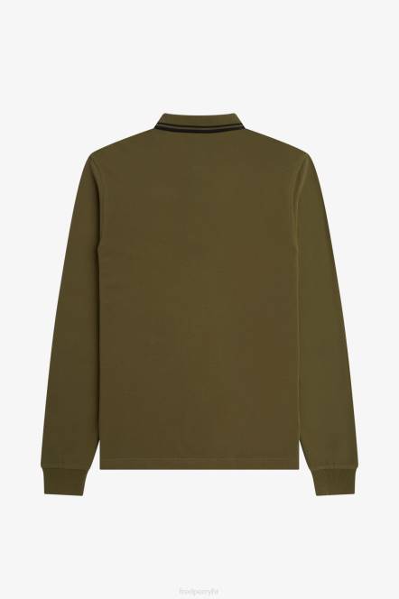 Fred Perry muškarci m3636 N42N326 odjeća uniformno zeleno/crno