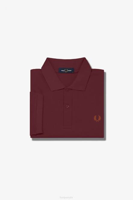 Fred Perry muškarci m6000 N42N309 odjeća volovska krv/svjetla hrđa