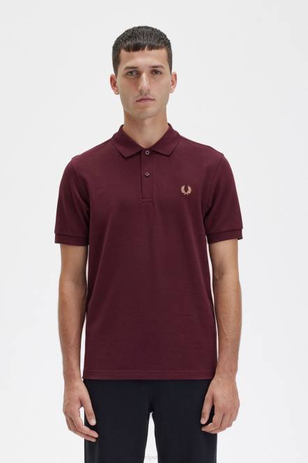 Fred Perry muškarci m6000 N42N309 odjeća volovska krv/svjetla hrđa