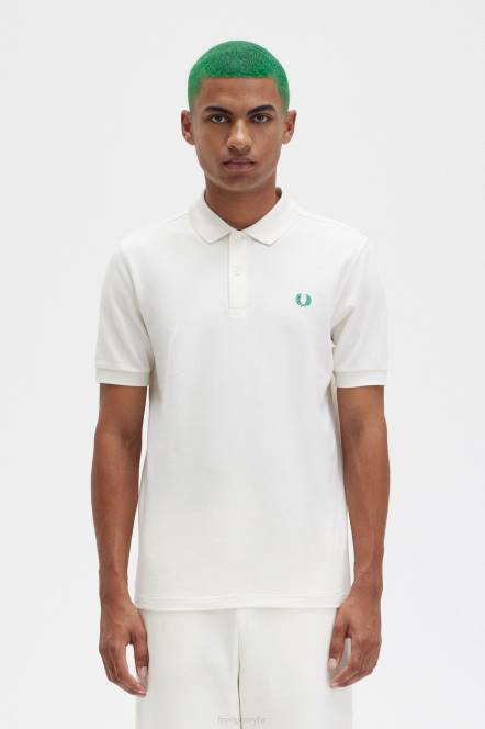 Fred Perry muškarci m6000 N42N313 odjeća svijetlo ekru/zelena