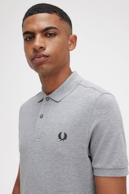 Fred Perry muškarci m6000 N42N346 odjeća čelični lapor/crn
