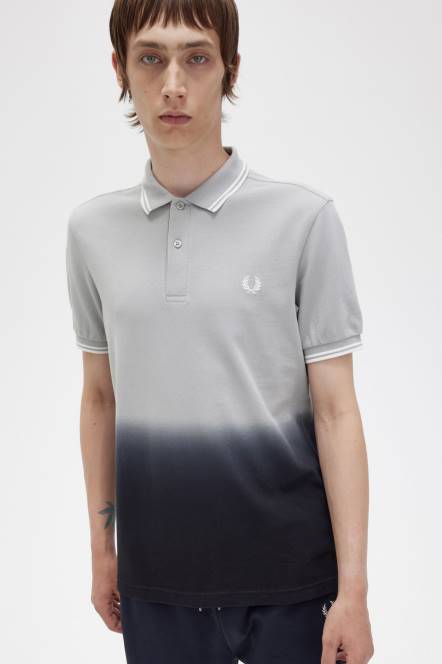 Fred Perry muškarci ombre košulja N42N282 odjeća vapnenac