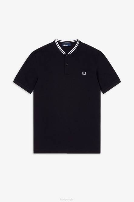 Fred Perry muškarci polo majica s bomber ovratnikom N42N349 odjeća crno