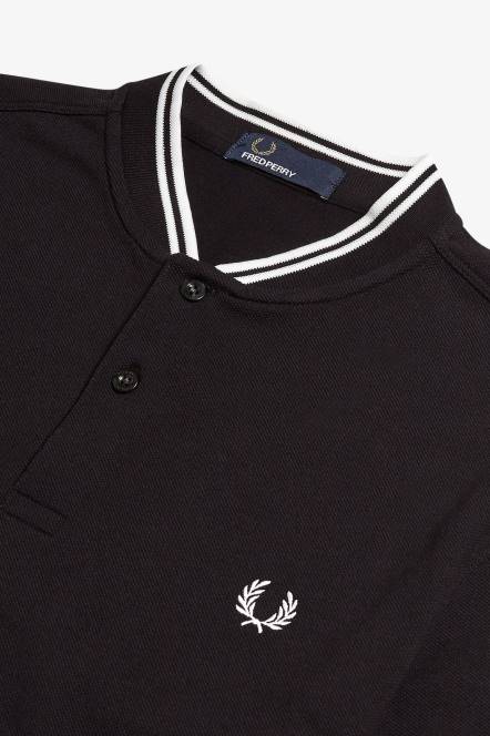 Fred Perry muškarci polo majica s bomber ovratnikom N42N349 odjeća crno