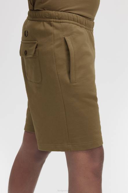 Fred Perry muškarci džepni detalj znoj kratak N42N67 odjeća osjenčani kamen