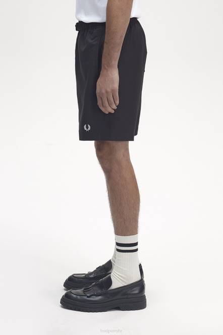 Fred Perry muškarci klasične kupaće hlačice N42N63 odjeća crno