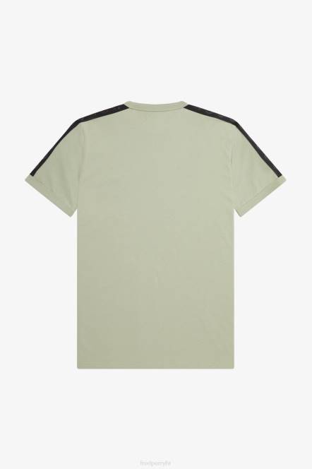 Fred Perry muškarci Majica tonalne trake Ringer N42N479 odjeća morska trava/crna