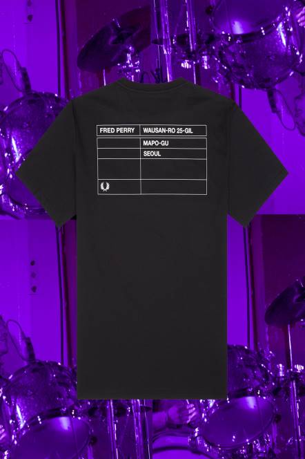 Fred Perry muškarci Seoul Ringer majica N42N555 odjeća crno