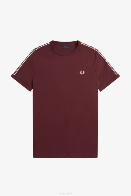 Fred Perry muškarci kontrastna traka ringer t-shirt N42N508 odjeća volovska krv