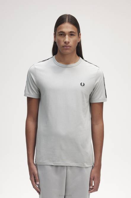 Fred Perry muškarci kontrastna traka ringer t-shirt N42N586 odjeća vapnenac/crna